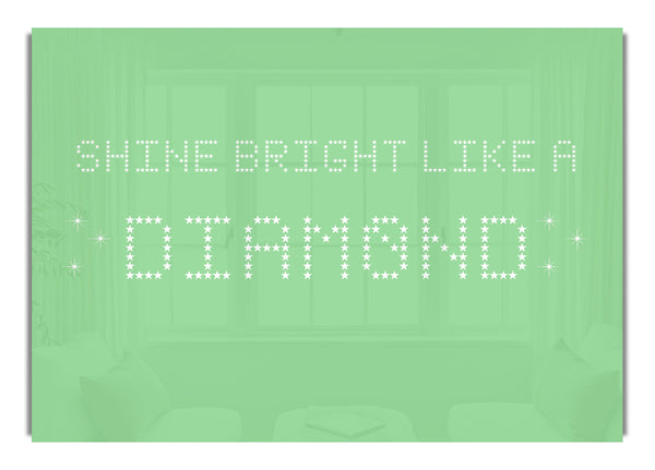 Shine Bright Rihanna Grün