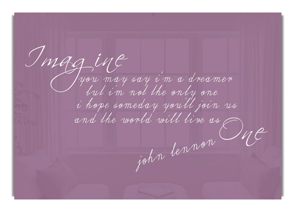 Stellen Sie sich John Lennonpsd Dusty Pink vor