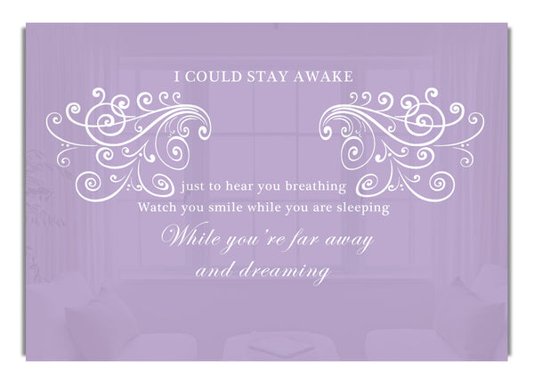 I Colud Stay Awake Aerosmith Lilac