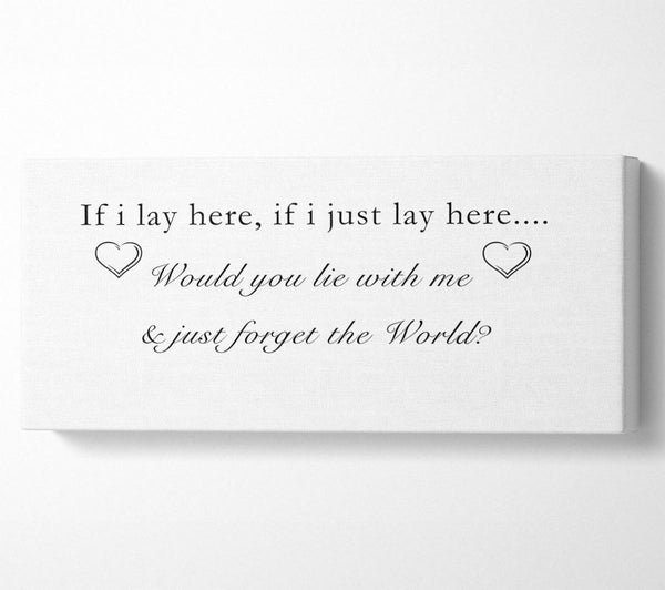 Music Quote If I Lay Here Snow Patrol White