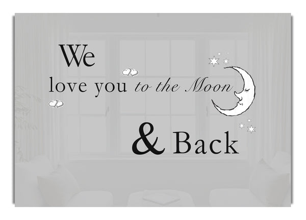 Wir lieben dich bis zum Mond und zurück, Grau