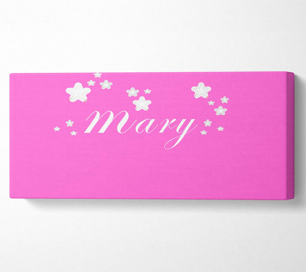 Girls Room Quote Your Name In Stars Vivid Pink