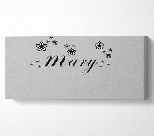 Girls Room Quote Your Name In Stars Grey