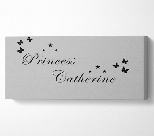 Girls Room Quote Your Own Name Princess Grey