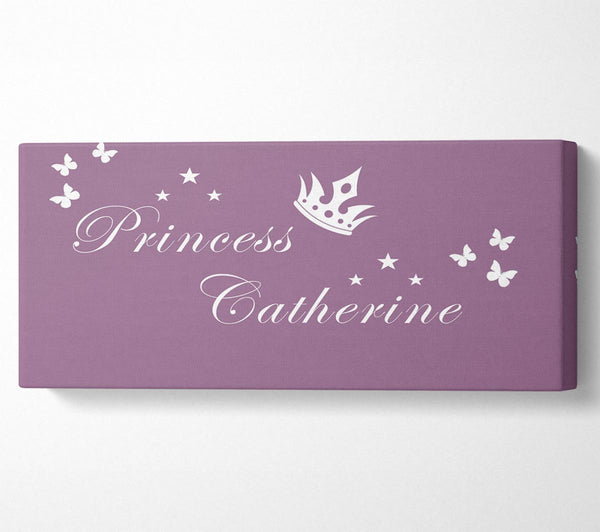 Girls Room Quote Your Own Name Princess 2 Dusty Pink