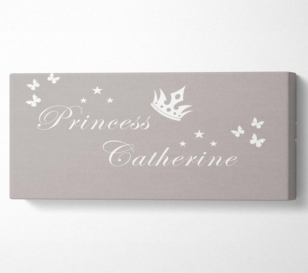 Dein eigener Name Prinzessin 2 Beige