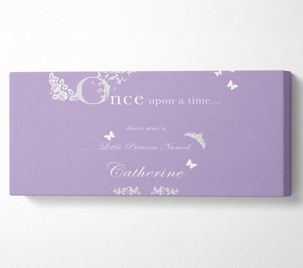 Girls Room Quote Once Upon A Time Your Name Lilac