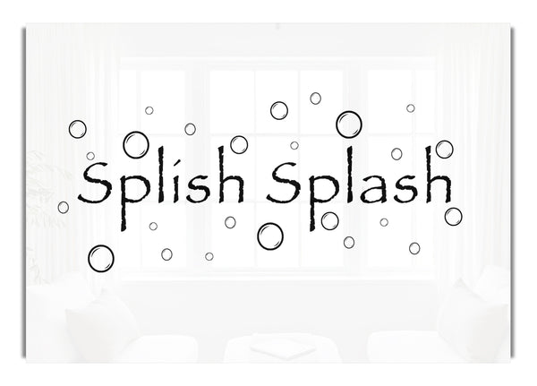 Splish Splash Badezimmer Weiß
