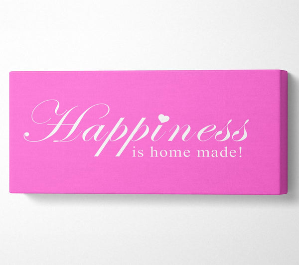 Home Zitat Glück ist hausgemacht Vivid Pink
