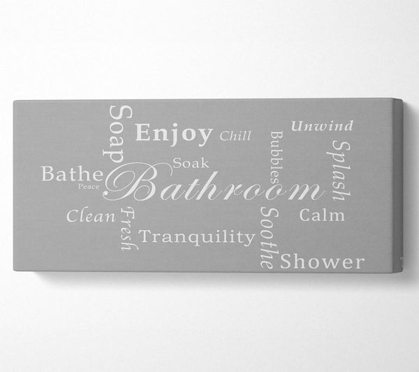 Badezimmer Zitat Badezimmer Ruhe Grau Weiß