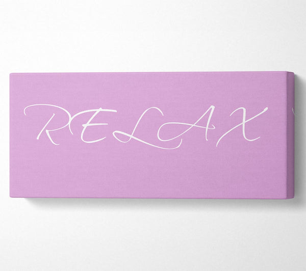Badezimmer Zitat Relax Pink