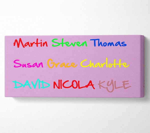 Ihr Name in verschiedenen Farben erhältlich Pink