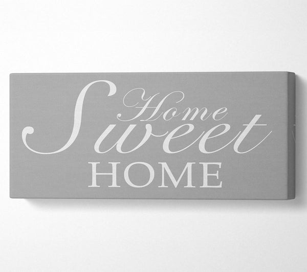 Home Zitat Home Sweet Home Grau Weiß