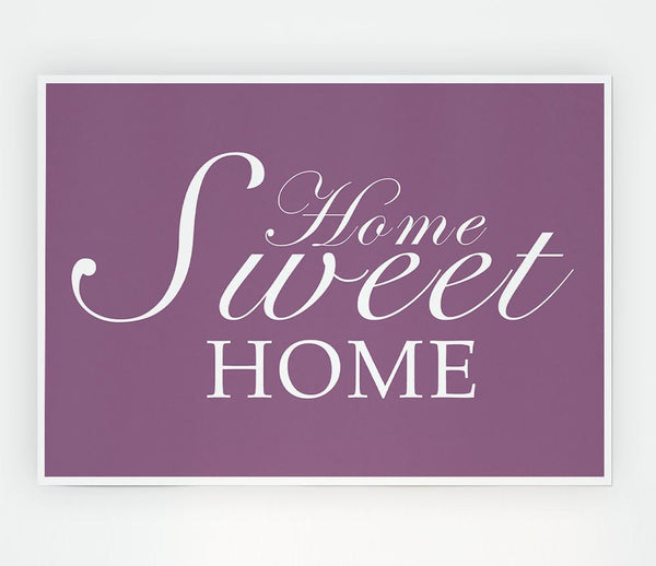 Family Quote Home Sweet Home Dusty Pink Print Poster Wall Art