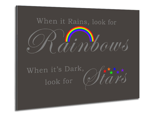 When It Rains Look For Rainbows 2 Chocolate