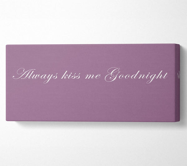 Liebeszitat Immer einen Gutenachtkuss Dusty Pink