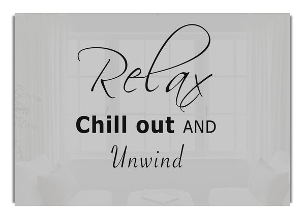 Relax Chill Out Grau