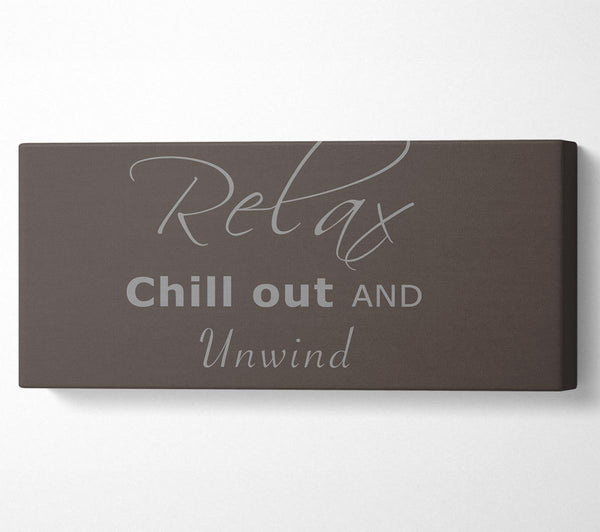 Badezimmer Zitat Relax Chill Out Schokolade