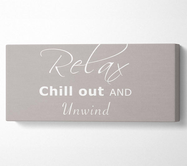 Badezimmer Spruch Relax Chill Out Beige
