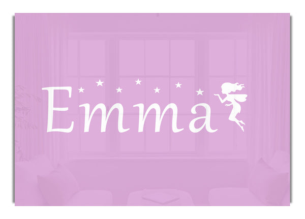 Dein Name in Feenstaub-Pink