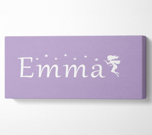 Dein Name in Feenstaub Lila