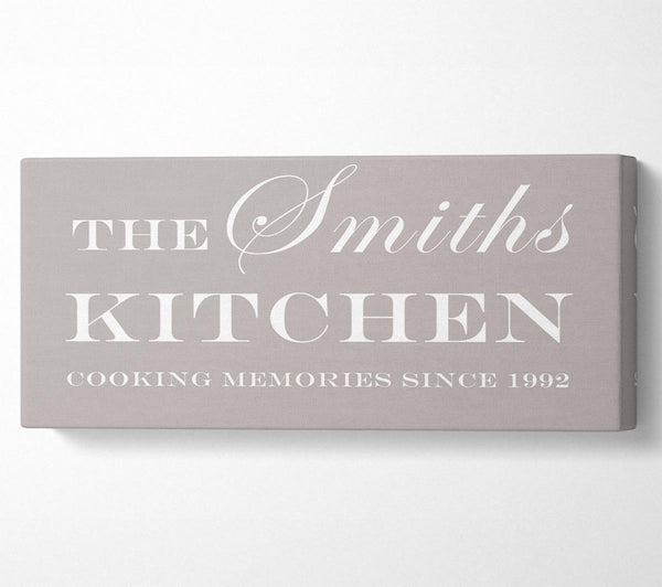 Kitchen Quote Your Family Name And Date Kitchen Beige