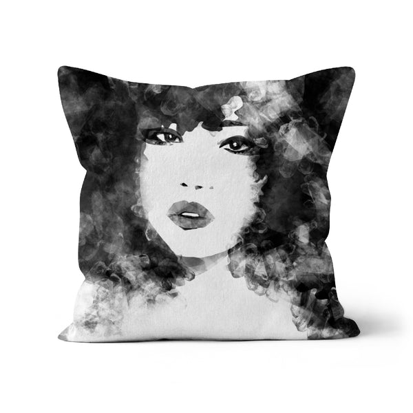 Watercolour Woman Modern Cushion