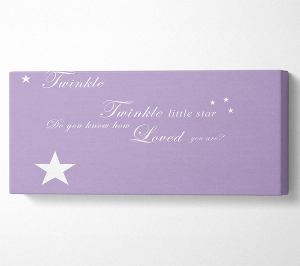 Nursery Quote Twinkle Twinkle Little Star 1 Lilac