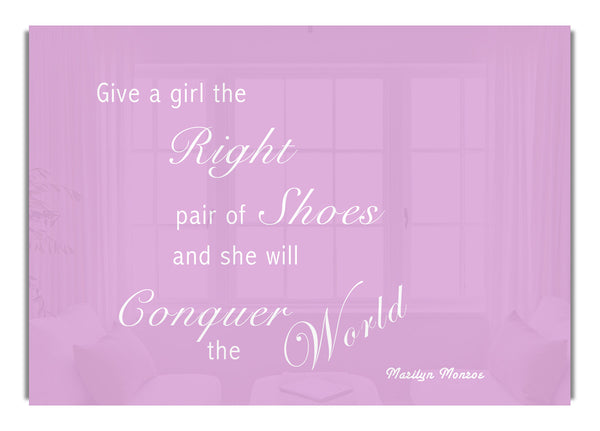 Das richtige Paar Schuhe Marilyn Monroe Pink