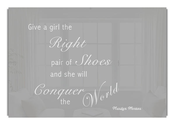 Das richtige Paar Schuhe Marilyn Monroe Grau Weiß