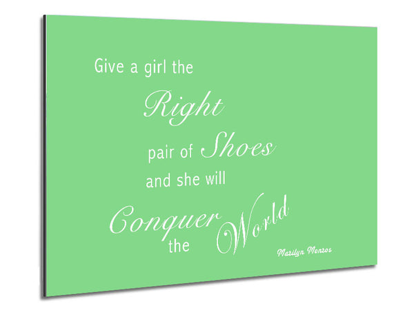 Das richtige Paar Schuhe Marilyn Monroe Grün