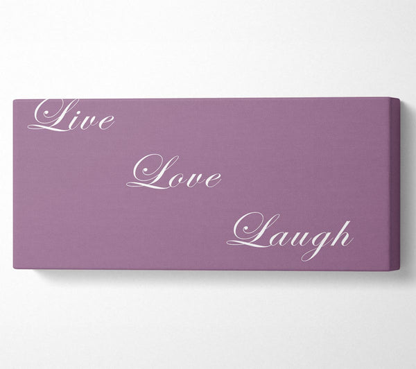 Liebeszitat Live Love Laugh Dusty Pink