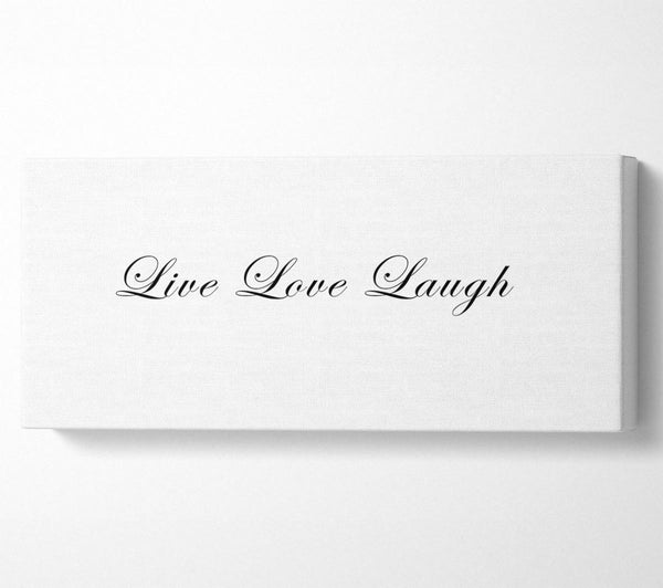 Liebeszitat Live Love Laugh 2 Weiß