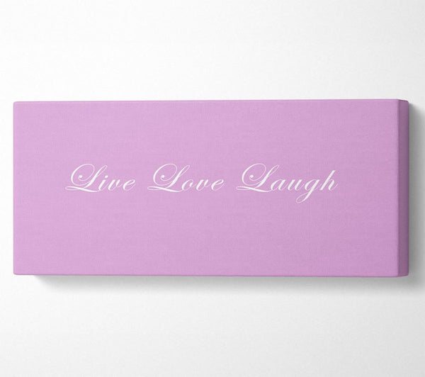 Liebeszitat Live Love Laugh 2 Pink