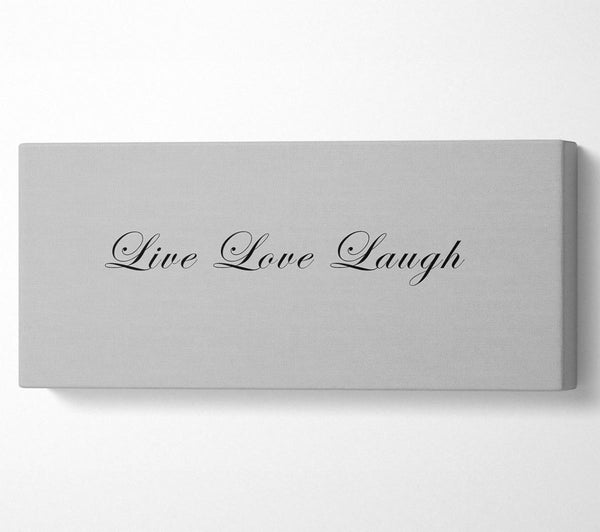 Liebeszitat Live Love Laugh 2 Grau
