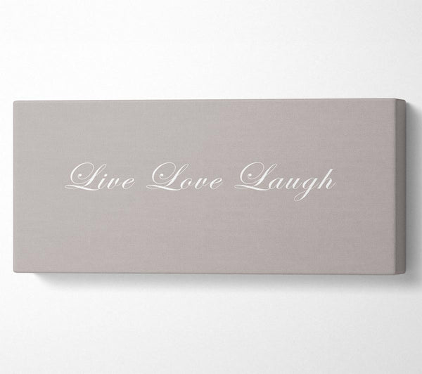 Liebeszitat Live Love Laugh 2 Beige