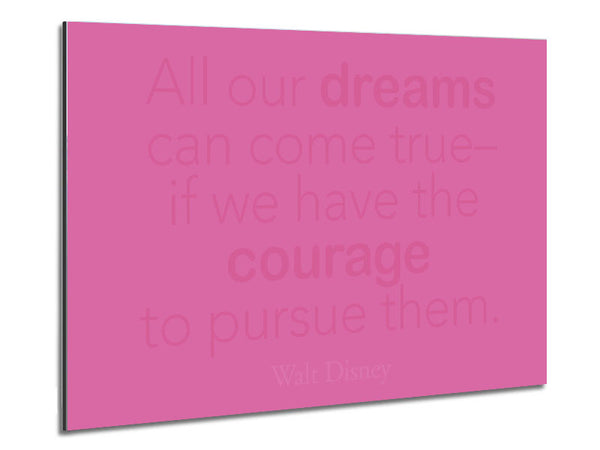 Walt Disney All Our Dreams Pink