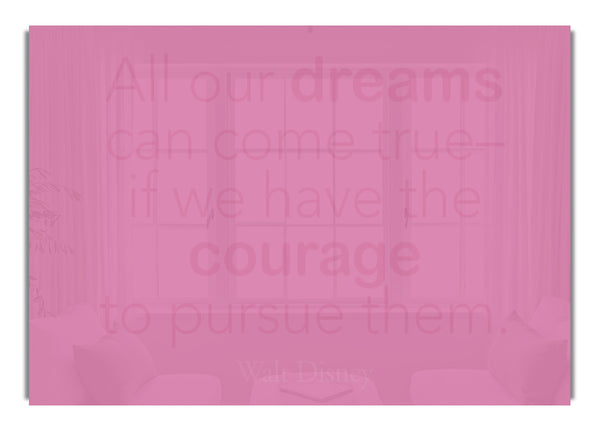 Walt Disney Alle unsere Träume Rosa