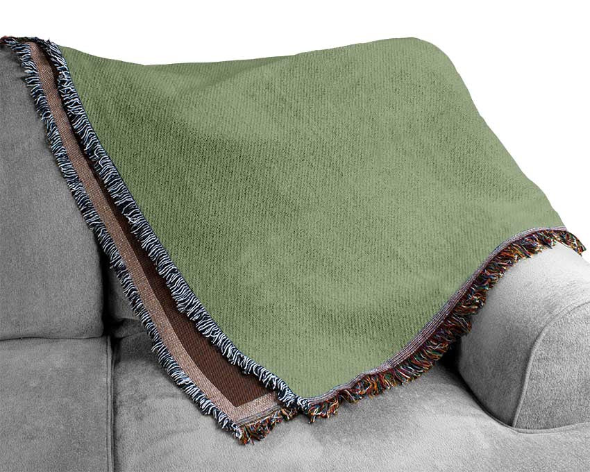 Theodore Roosevelt Comparison Is The Thief Of Joy Lime Green Woven Blanket