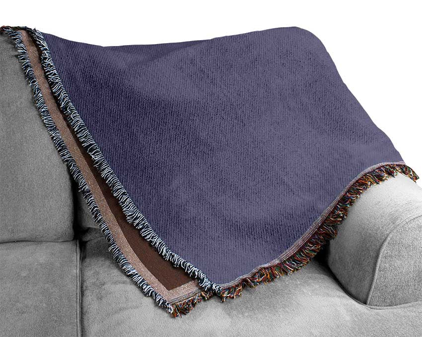 Theodore Roosevelt Comparison Is The Thief Of Joy Lilac Woven Blanket