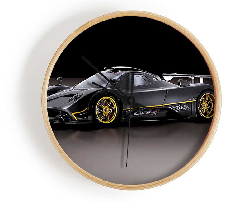 Zonda Black Beauty Clock - Wallart-Direct UK