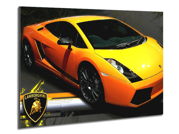 Gelb getunter Lamborghini