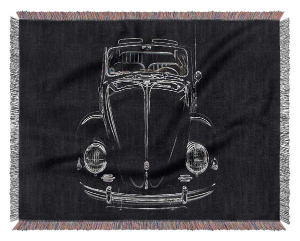 Vw Beatle Woven Blanket