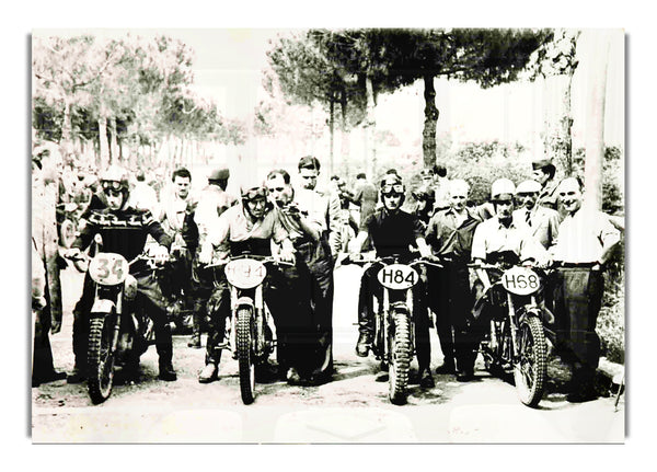 Vintage Motorcross Before The Gun