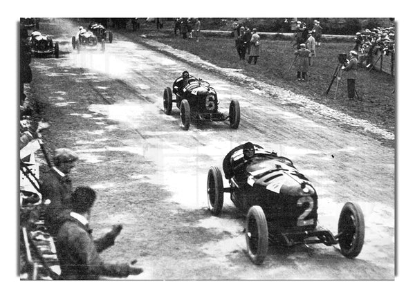 Vintage Formula One Crowd