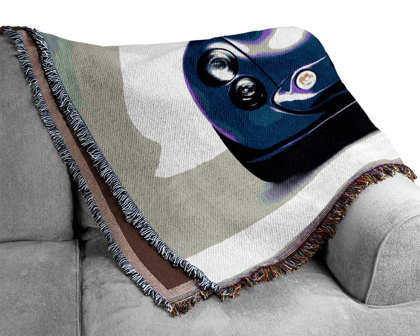 Tvr Tuscan Blue Purple Woven Blanket