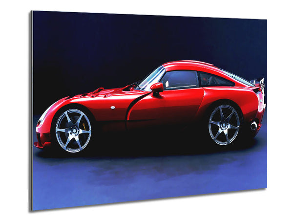 TVR Rotes Seitenprofil