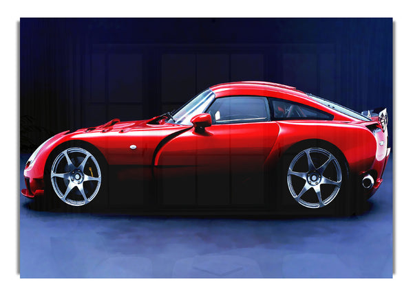 Tvr Red Side Profile
