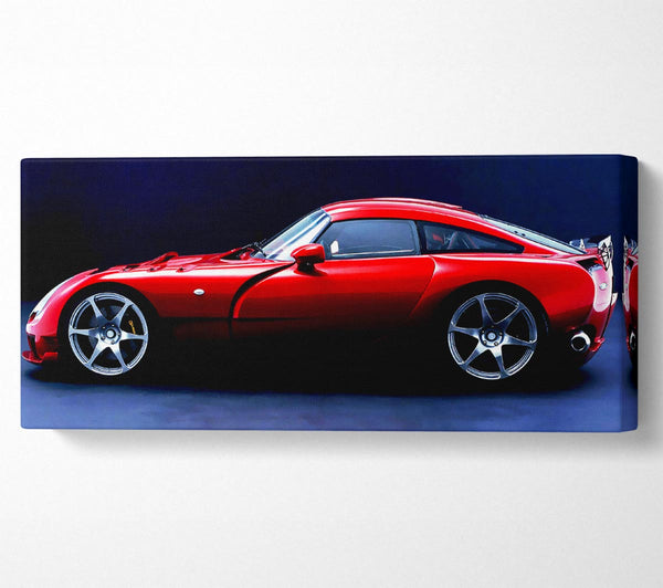 TVR Rotes Seitenprofil