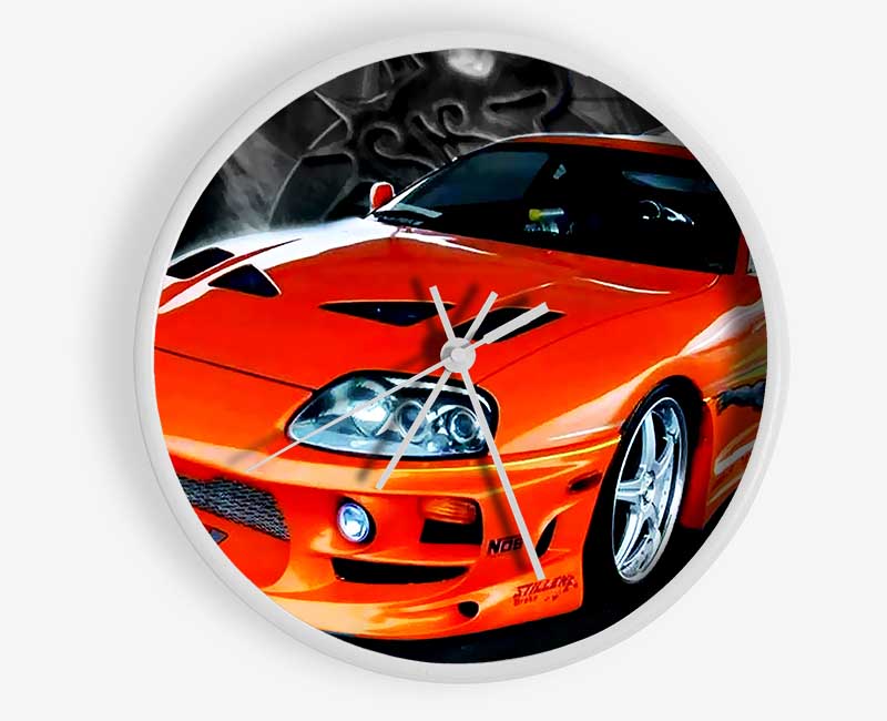 Toyota Supra Fast And The Furious Clock - Wallart-Direct UK